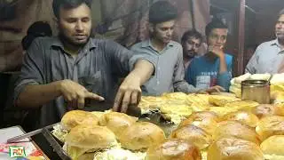 Bun Kabab Famous Anda Bun Kabab Street Of Hyderabad