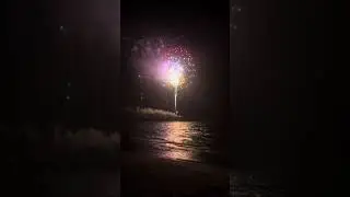 Fireworks over the Ocean in Destin, Florida #asmr #beautifulrelaxation #beautifulpeople
