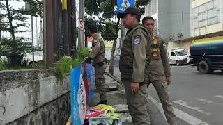 Operasi Penertiban Sepanduk di wilayah Kota Cimahi September'2025