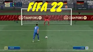 England vs Germany Penalty Shootout FIFA 22 GAMEPLAY PS4