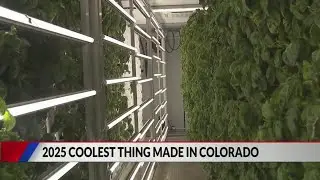 Inside FarmBox Foods Vertical Hydroponic Farm, just named 2025 Coolest Thing Made in Colorado