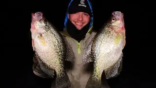 Central Wisconsin Ice Fishing Crappies