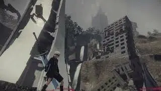 NieR Automata but i replaced the Tower voice with TikTok female voice