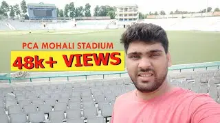 NEW PCA MOHALI CRICKET STADIUM | CHANDIGARH VLOG | NIKHIL BACHHAS