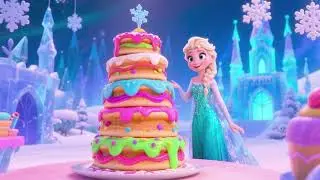 🥞 Elsa&rsquo;s Frozen Pancake Tower ❄️ | Magical Kids Song | Winter Cooking Adventure ✨