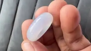 くりぬきアイスラベンダー翡翠リング　春の舞い