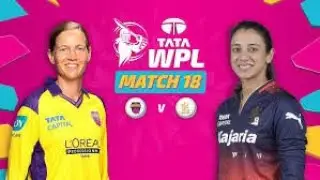 Live: Royal Challengers Bengaluru W vs UP Warriorz W, 18th T20I WPL 2026, Live Score & Commentary