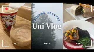 Uni Vlog ❄️ | Winter Quarter Pt. 1 &ndash; Eating, Walking & Daily College Life