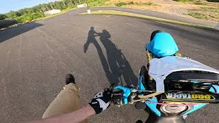 Finally learned sit down circle wheelies on my Grom