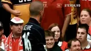 Roy Keane at his worst ability playing football... Scoring goals....92 in total