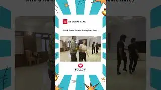 Watch Jiiva & Malvika Sharma&rsquo;s Captivating Dance Rehearsal #sgsdigital #youtubeshorts #shorts