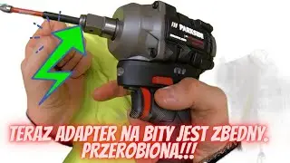 Przerobiłem na śrubokręt nowy klucz 12v Parkside Performance PPDSSA 12 A1 KOD ZNIŻKOWY W OPISIE