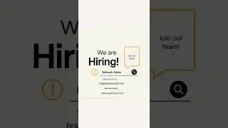 We Are Hiring NETWORK ADMIN #job #networkarchitecture #networkdesign #hiring