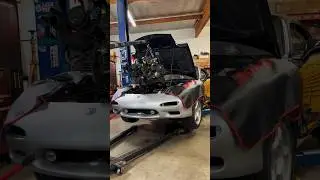 RX7 engine removal for restoration #rotaryengine #rx7 #fd3s #rotary #engine #lucky7racing