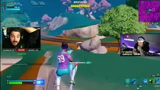 NickMercs and Random Clutch a Ranked Duo on Fortnite / NickMercs Not Happy with rank
