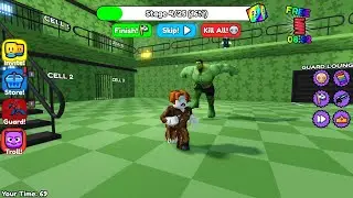 Can Bacon Escape Hulk Prison? #roblox #iloveroblox #prisonrunobby #robloxprison #robloxobby