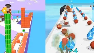✅ Cube Surfer 🆚 Girl Rider  Gameplay video | Vaal Gamerz