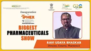 Ravi Udaya Bhaskar-Director, General, Pharmexcil | IPHEX 2023 | Hybiz tv