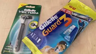 Gillette Guard 3 Vs Gillette vector plus || Which is Good