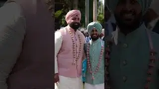 When the brothers milni calls for backup  #punjabiwedding #vancouverweddings #sikhwedding