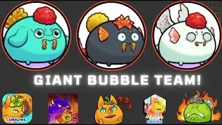 AXIE ORIGIN GIANT BUBBLE TEAM RARE ERA OFF SEASON 12