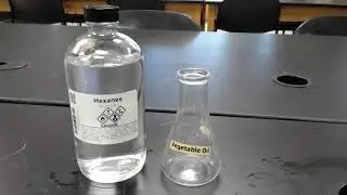 hexane and vegetable oil