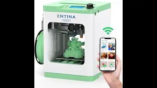 Review: Entina TINA2S 3D Printer &ndash; WiFi Cloud Printing & Auto Leveling!