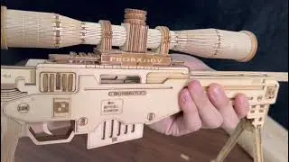Rokrgeek AWM Sniper Rifle 3D Wooden Puzzle