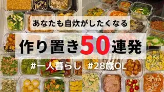 一生役立つ作り置き50品！メインから副菜まで🙆‍♀️【作業用】