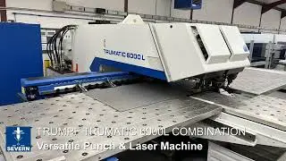 Versatility with this TRUMPF 6000L Punch & Laser Combination Machine