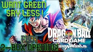 DRAGON BALL FUSION WORLD! 2-BOX OPENINGS. CRAZY PULLS!