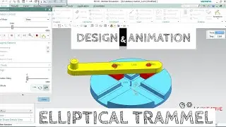 UNIGRAPHICS NX || ELLIPTICAL TRAMMEL Mechanism & Design in UNIGRAPHICS / Animation & Assembly