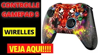 EasySMX ESM-4108S Tiger bluetooth Controller Wireless Gamepad 5 Dual Shock Para PC Nintendo Switch.