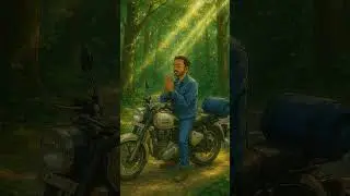 Ride of shikraonwheels | #ghibliart #ghibli #ghiblistudio #royalenfield #xpulse