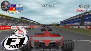 F1 2000 - Shumacher in Melbourne _ PS1 Gameplay ( ePSXe )