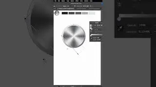 Create a Realistic Metal Button in Adobe Illustrator ✨