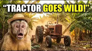 Monkey Bon Bon&rsquo;s Banana Farm Chaos After Runaway Tractor Goes Wild