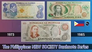 The Philippines 2, 5 and 10 Peso Banknote (New Society Series)