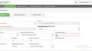 NEW EXAMINATION(EXAMINATION MANAGEMENT)