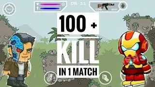 Mini Militia || 100+ kills gameplay  ||   highest kill gameplay|| full rush gameplay #minimilitia