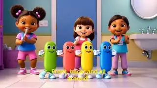 Tooth brush dance nursery rhyme /song/music for kids # melody kids