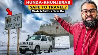 Khunjerab Pass in Snowfall: Can Small Cars Go? Hunza Valley Road Condition