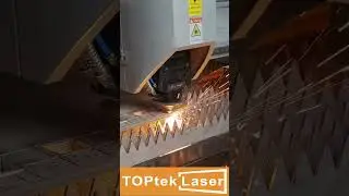 TOPTEK LASER CNC FIBER LASER CUTTING MACHINE LASER CUTTER #technology #toptek #machine #cnc