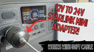 Автомобильный адаптер STARGEAR Starlink Mini 12 В &mdash; 24 В | Надежное питание даже при использовани...