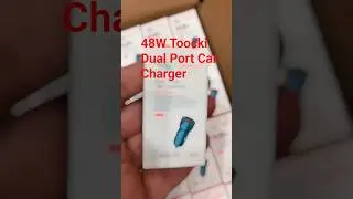 48W Toocki Dual Port Car Charger | Super Fast QC 3.0 + PD | RanasTelecom
