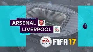 Fifa 17 Gameplay Premier League 16/17 Matchday 1 : Arsenal Vs Liverpool