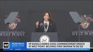 Vice President Harris gives commencement speech at West Point