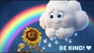 The Tiny Cloud That Saved the Forest! 🌧️🌈 (Magical Story) @KiscoLearning