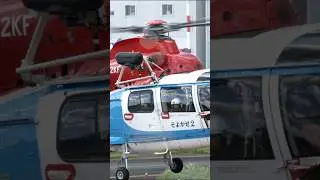 Airbus Helicopters AS365:565 JA02KF Landing 2   HD 720p #rjti #automobile #東京ヘリポート #helicopter  #自衛隊