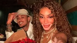 Winnie Harlow and her boyfriend